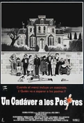 Cartel oficial en español de: Un cadáver a los postres