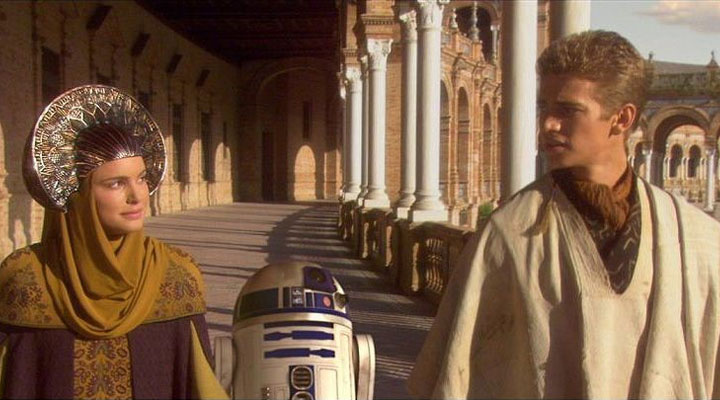 Localización de "Star Wars: Episodio I" en Sevilla, España