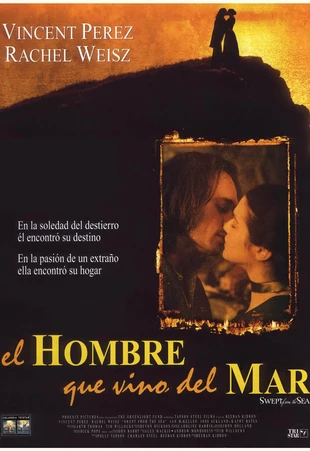 Cartel oficial en español de: El hombre que vino del mar