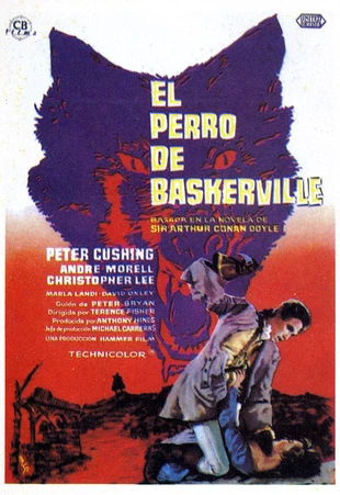 Cartel oficial en español de: El perro de Baskerville Cartel oficial en español de: El perro de Baskerville