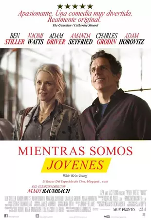 Cartel oficial en español de: Mientras seamos jóvenes