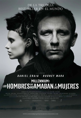 Cartel oficial en español de: Millennium: Los hombres que no amaban a las mujeres Cartel oficial en español de: Millennium: Los hombres que no amaban a las mujeres