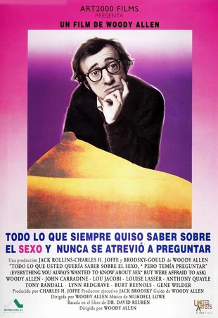 Cartel oficial en español de: Todo lo que usted siempre quiso saber sobre el sexo pero nunca se atrevió a preguntar
