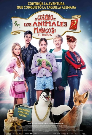 Cartel oficial en español de: El colegio de los animales mágicos 2: El origen Cartel oficial en español de: El colegio de los animales mágicos 2: El origen