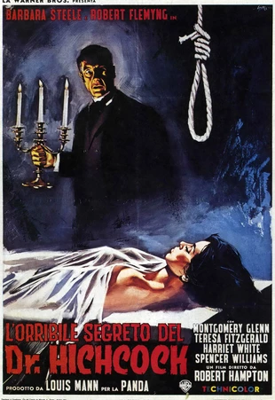 Cartel oficial en español de: El horrible secreto del doctor Hichcock