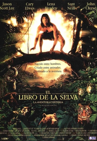Cartel oficial en español de: El libro de la selva: la aventura continúa