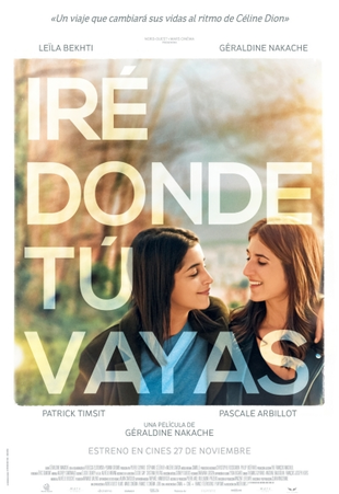 Cartel oficial en español de: Iré donde tú vayas
