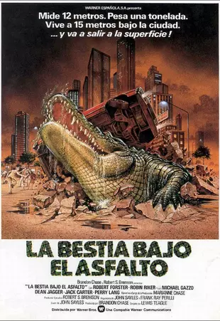 Cartel oficial en español de: La bestia bajo el asfalto Cartel oficial en español de: La bestia bajo el asfalto
