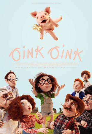 Cartel oficial en español de: Oink Oink