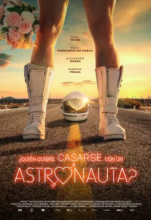 Cartel oficial en español de: ¿Quién quiere casarse con un astronauta? 
