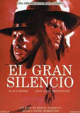 Cartel oficial en español de: El gran silencio (1968)