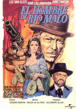 Cartel oficial en español de: El hombre de Río Malo