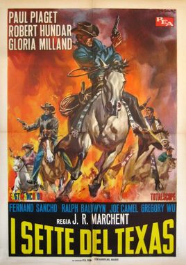 Cartel "Antes llega la muerte" italiano
