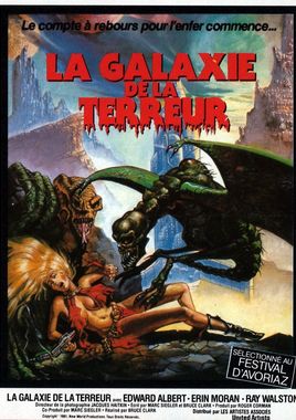 Cartel "La galaxia del terror" francés