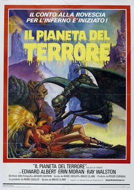 Cartel "La galaxia del terror" italiano
