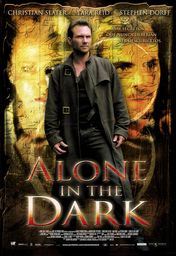 Cartel oficial en español de: Alone in the Dark