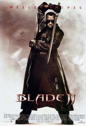 Cartel oficial en español de: Blade II (Blade 2)