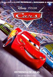 Cartel oficial en español de: Cars