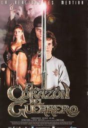 Cartel oficial en español de: El corazón del guerrero