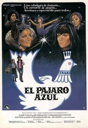 Cartel oficial en español de: El pájaro azul (1976)