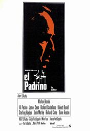 Cartel oficial en español de: El padrino