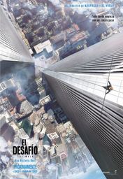 Cartel oficial en español de: El desafío (The Walk)