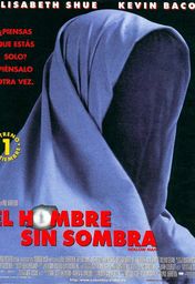 Cartel oficial en español de: El hombre sin sombra