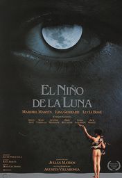 Cartel oficial en español de: El niño de la luna