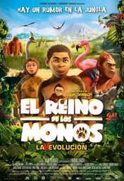 Cartel oficial en español de: El reino de los monos