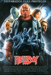 Cartel oficial en español de: Hellboy