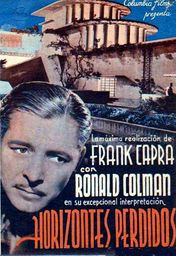 Cartel oficial en español de: Horizontes perdidos (1937)