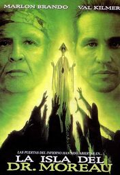 Cartel oficial en español de: La isla del Dr. Moreau