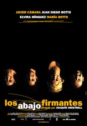 Cartel oficial en español de: Los abajo firmantes
