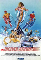 Cartel oficial en español de: Los bicivoladores