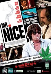 Cartel oficial en español de: Mr. Nice