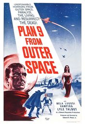 Cartel oficial en español de: Plan 9 del espacio exterior