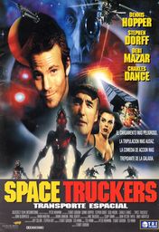 Cartel oficial en español de: Space Truckers (Transporte espacial)