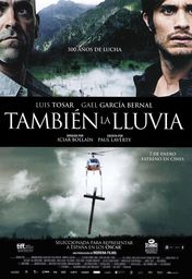 Cartel oficial en español de: También la lluvia