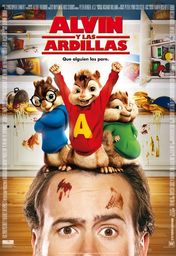 Cartel oficial en español de: Alvin y las ardillas