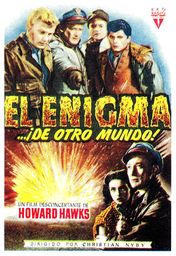 Cartel oficial en español de: El enigma…¡de otro mundo!