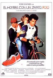 Cartel oficial en español de: El hombre con un zapato rojo
