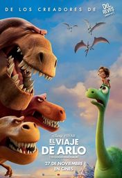 Cartel oficial en español de: El viaje de Arlo