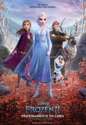 Cartel oficial en español de: Frozen II