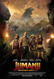 Cartel oficial en español de: Jumanji: Bienvenidos a la Jungla