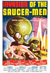 Cartel oficial en español de: La invasión de los hombres del espacio