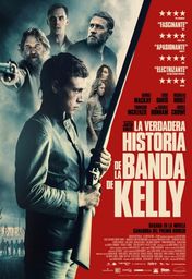 Cartel oficial en español de: La verdadera historia de la banda de Kelly