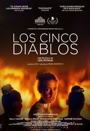 Cartel oficial en español de: Los cinco diablos