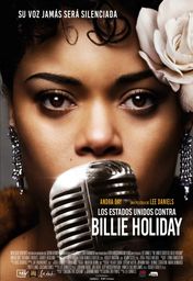 Cartel oficial en español de: Los Estados Unidos contra Billie Holiday