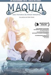 Cartel oficial en español de: Maquia, una historia de amor inmortal