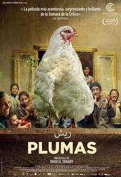 Cartel oficial en español de: Plumas